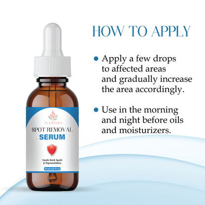 Spot Removal Serum for Dark Spots, Pigmentation & Acne Scars | Skin Brightening & Even Tone Formula with Niacinamide & Vitamin C | Lightweight, Non-Sticky Face Serum for Men & Women