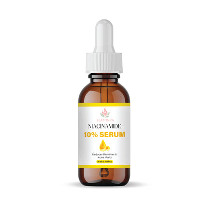 10% Niacinamide Face Serum for Acne Marks, Oil Control & Brightening | Reduces Dark Spots, Minimizes Pores & Strengthens Skin Barrier | Lightweight, Non-Greasy Formula